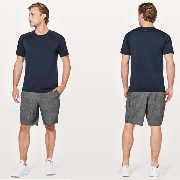 Lululemon Pace Breaker Out Of Mind Liner 9" Shorts in Heathered Deep Coal - Picture 1 of 4